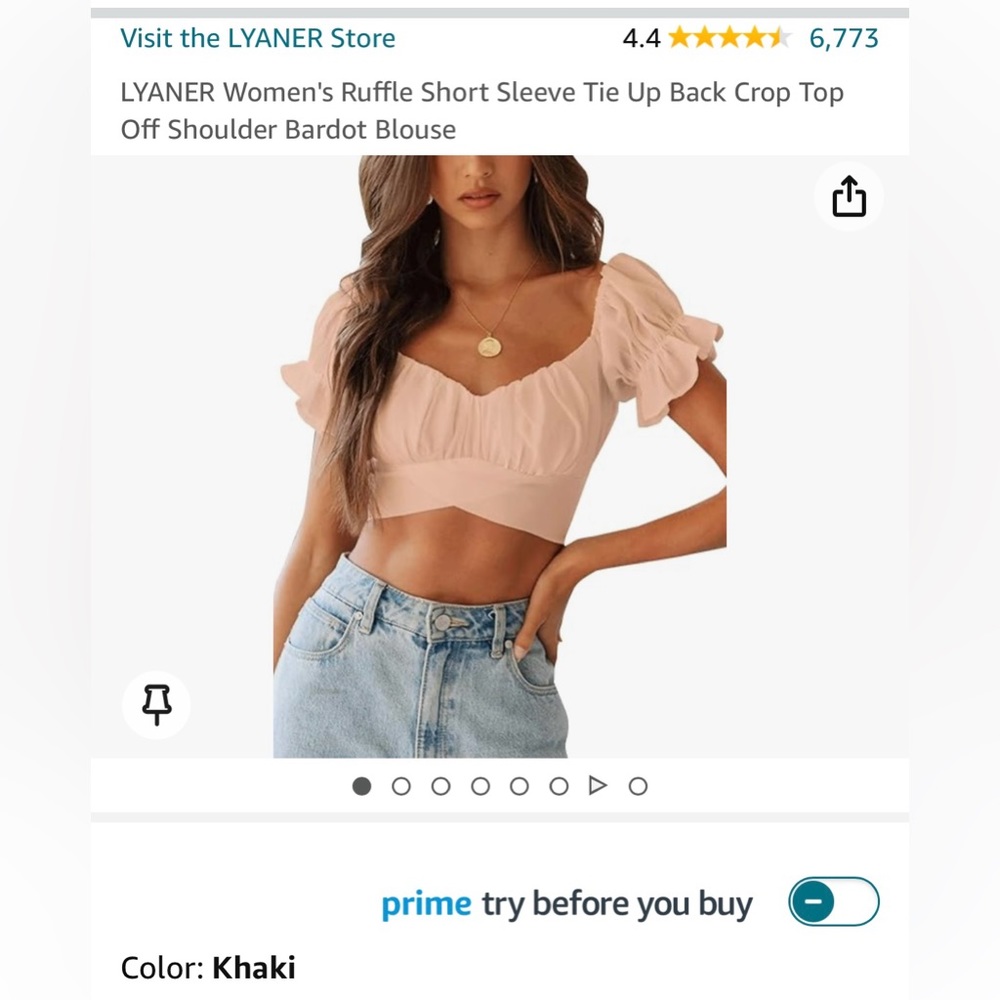 Ruffle Crop Top